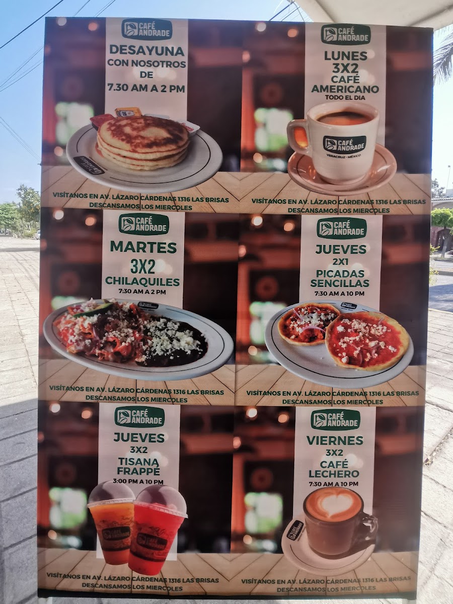 Café Andrade Manzanillo Menu - Image 3