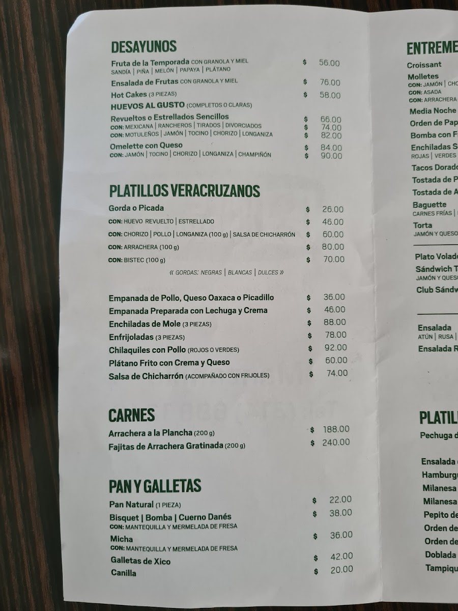 Café Andrade Manzanillo Menu - Image 6